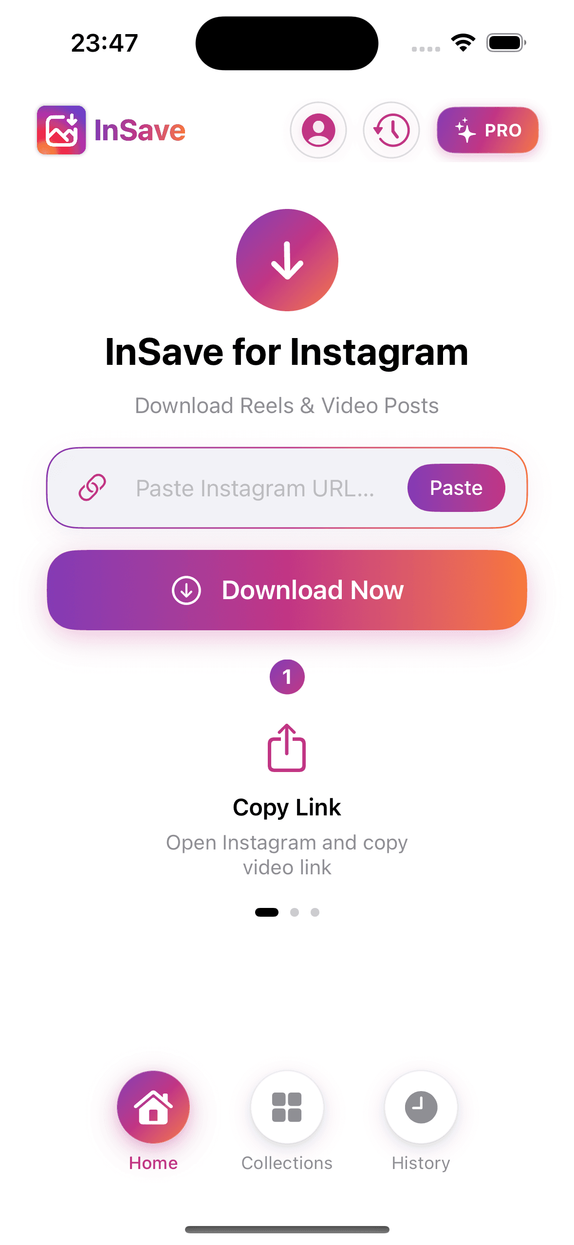 InSave App Screenshot